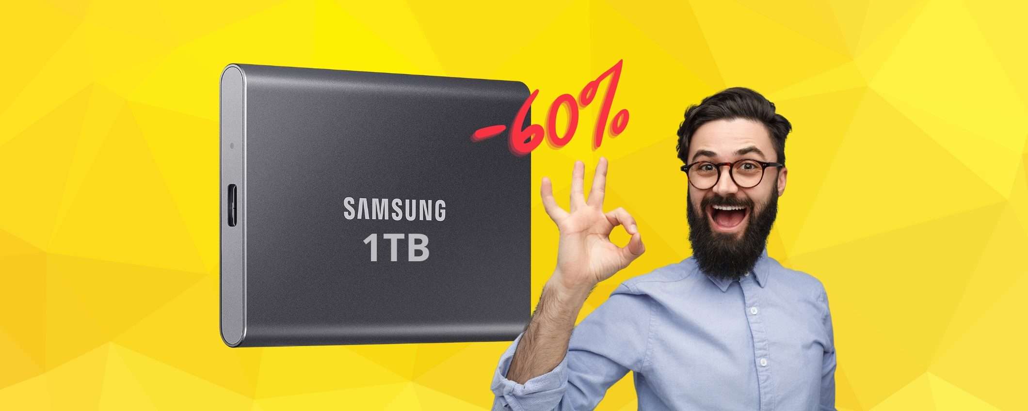 Samsung lancia una BOMBA pazzesca: SSD da 1TB al 60% su Amazon Samsung lancia una BOMBA pazzesca: SSD da 1TB al 60% su Amazon