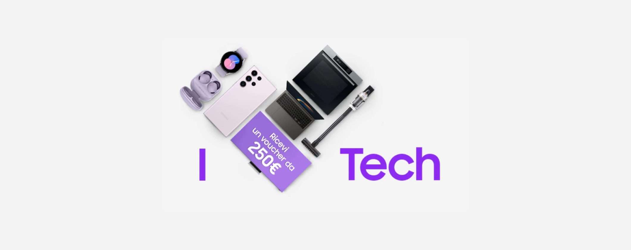 Samsung ti regala un voucher da 250€ Samsung ti regala un voucher da 250€
