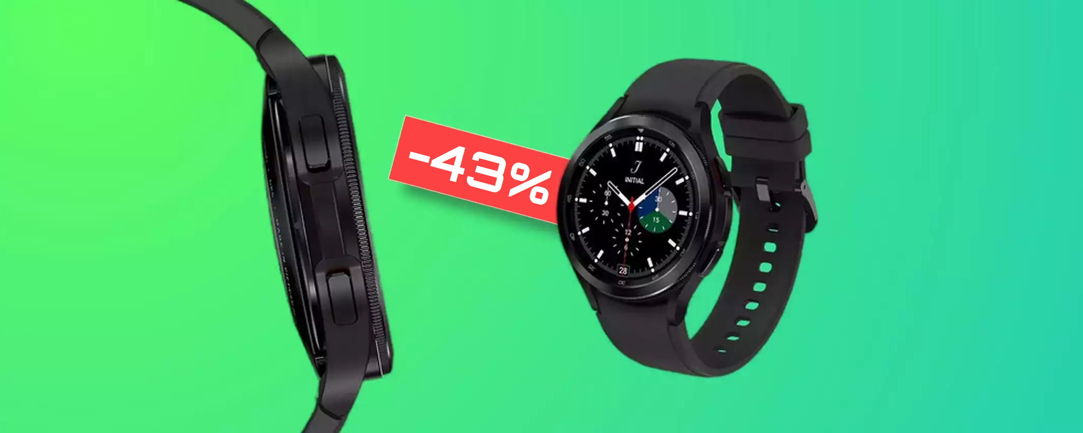 Galaxy Watch 4 Classic può essere tuo a quasi METÀ PREZZO (-43%) Galaxy Watch 4 Classic può essere tuo a quasi METÀ PREZZO (-43%)