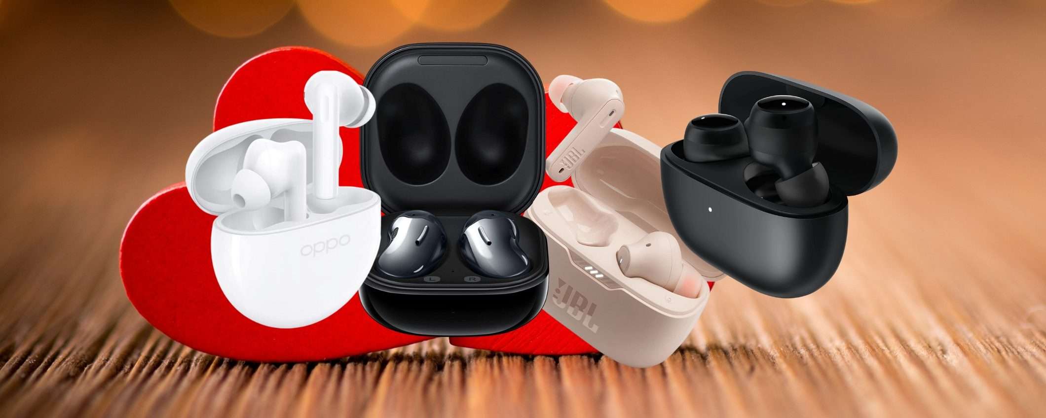 San Valentino: migliori auricolari in offerta San Valentino: migliori auricolari in offerta