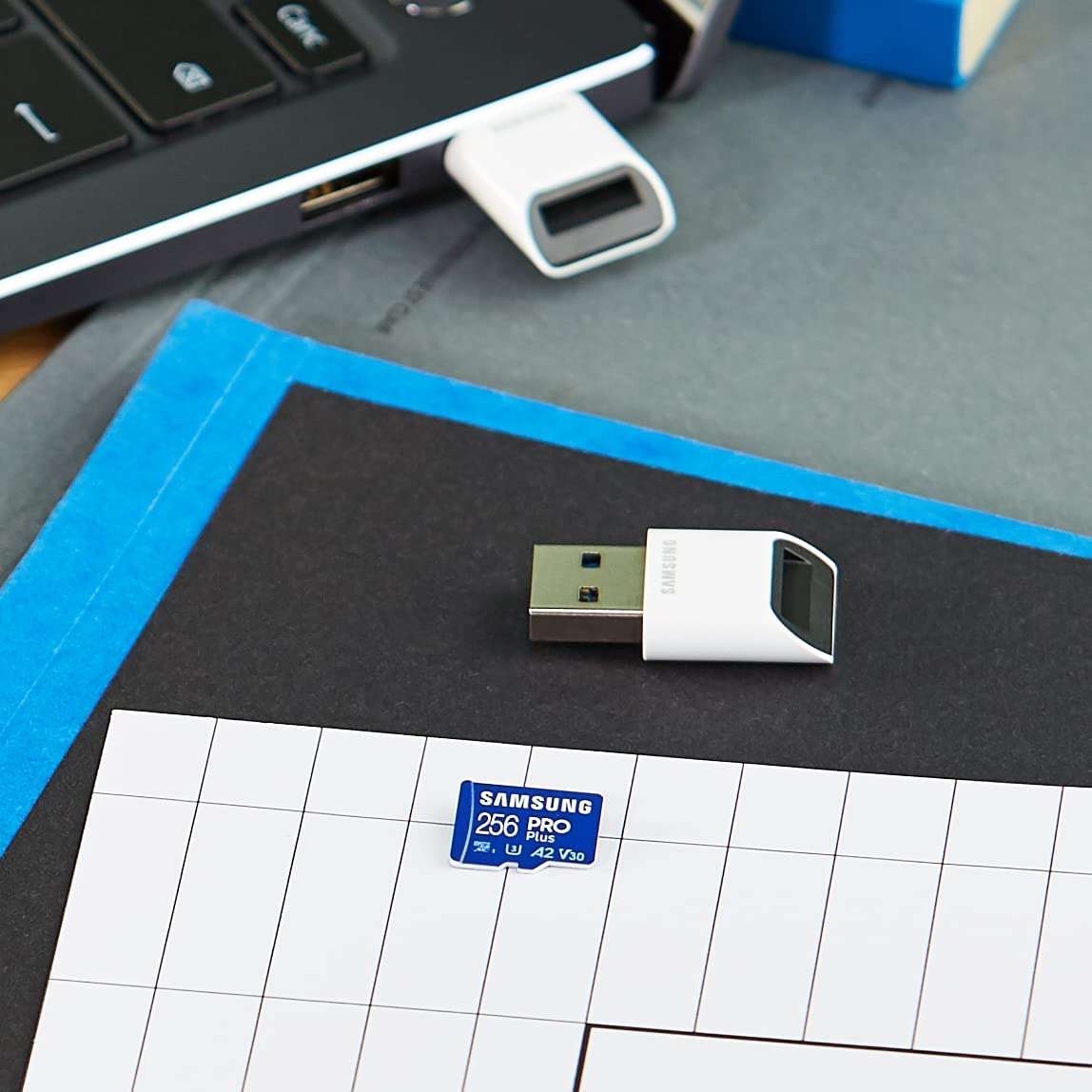 scheda-microsd-samsung-256gb-card-reader-usb-incluso-facile