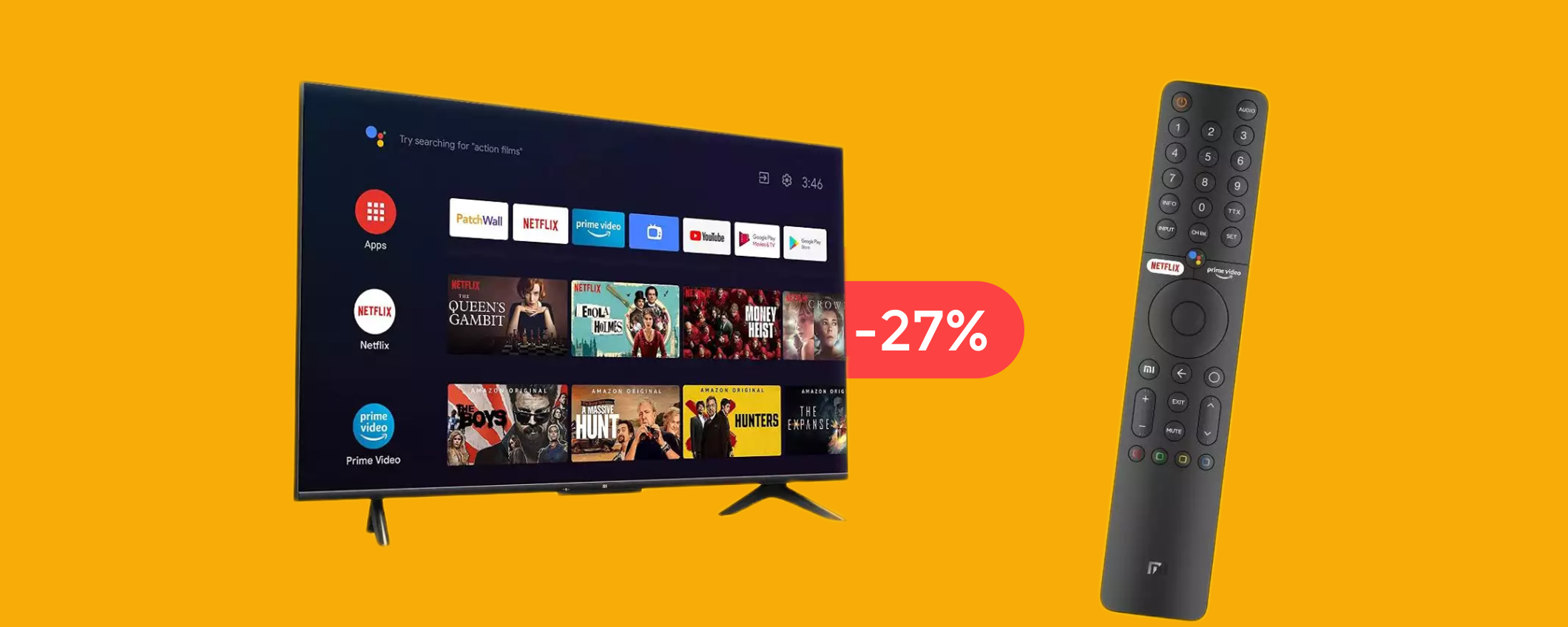 Smart TV 4K Xiaomi: 55 pollici di puro SPETTACOLO, poche unità (-177€) Smart TV 4K Xiaomi: 55 pollici di puro SPETTACOLO, poche unità (-177€)