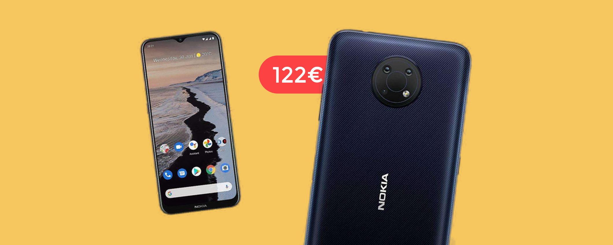 Smartphone Nokia con TRIPLA fotocamera e batteria INFINITA (122€)