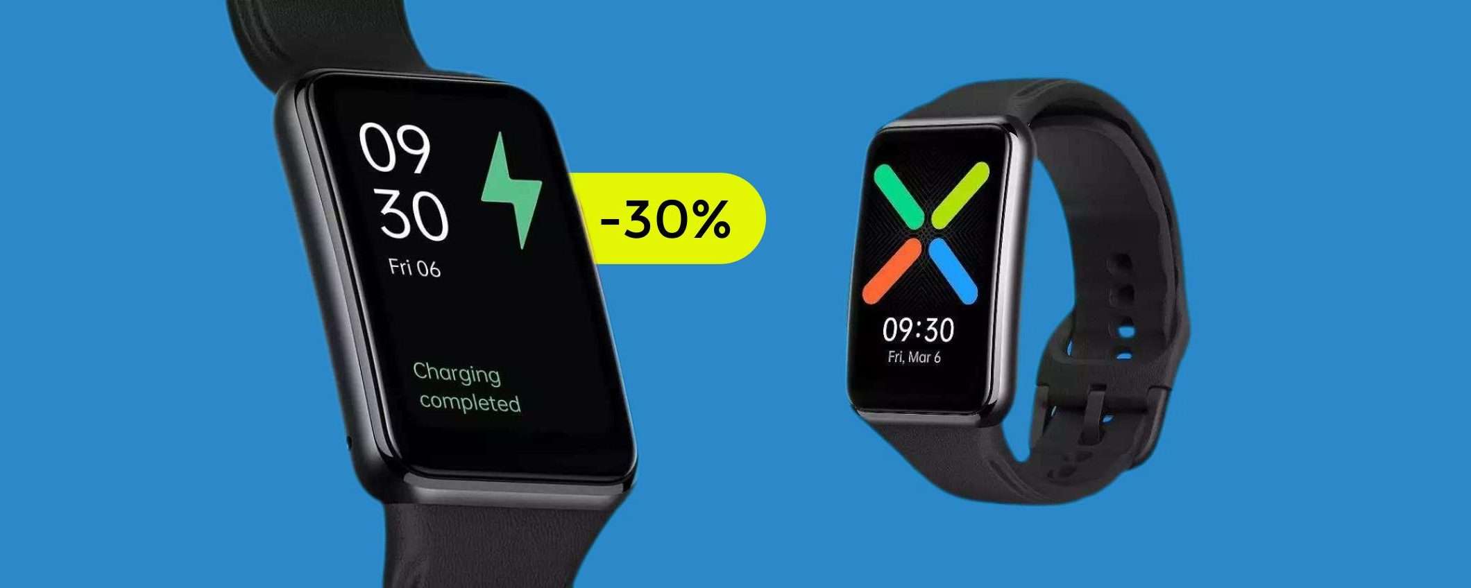 Smartwatch OPPO con super display e ricarica rapida: tuo a soli 69€ Smartwatch OPPO con super display e ricarica rapida: tuo a soli 69€