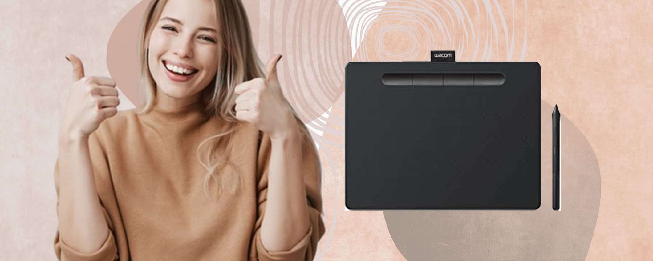 Tavoletta grafica Wacom Intuos con sconto pazzesco su Amazon(-41%) Tavoletta grafica Wacom Intuos con sconto pazzesco su Amazon(-41%)