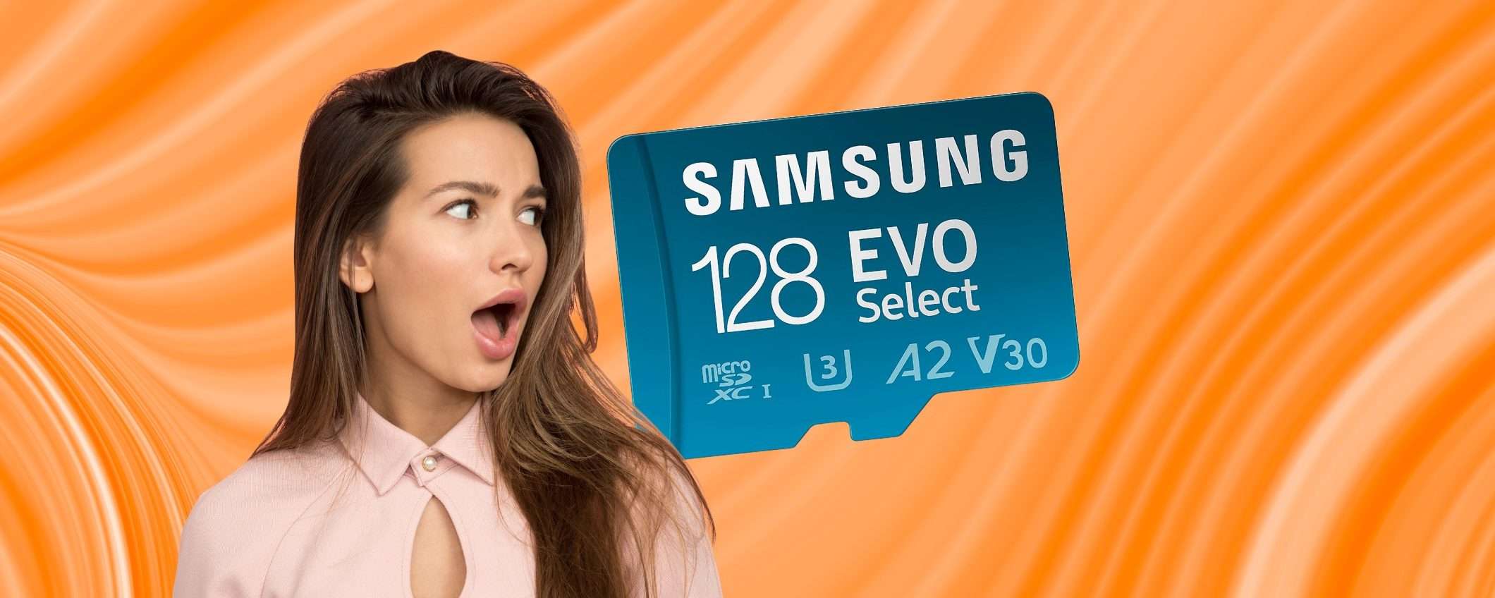 MicroSD 128 GB, con Samsung non sbagli: spesa minima, resa TOP MicroSD 128 GB, con Samsung non sbagli: spesa minima, resa TOP