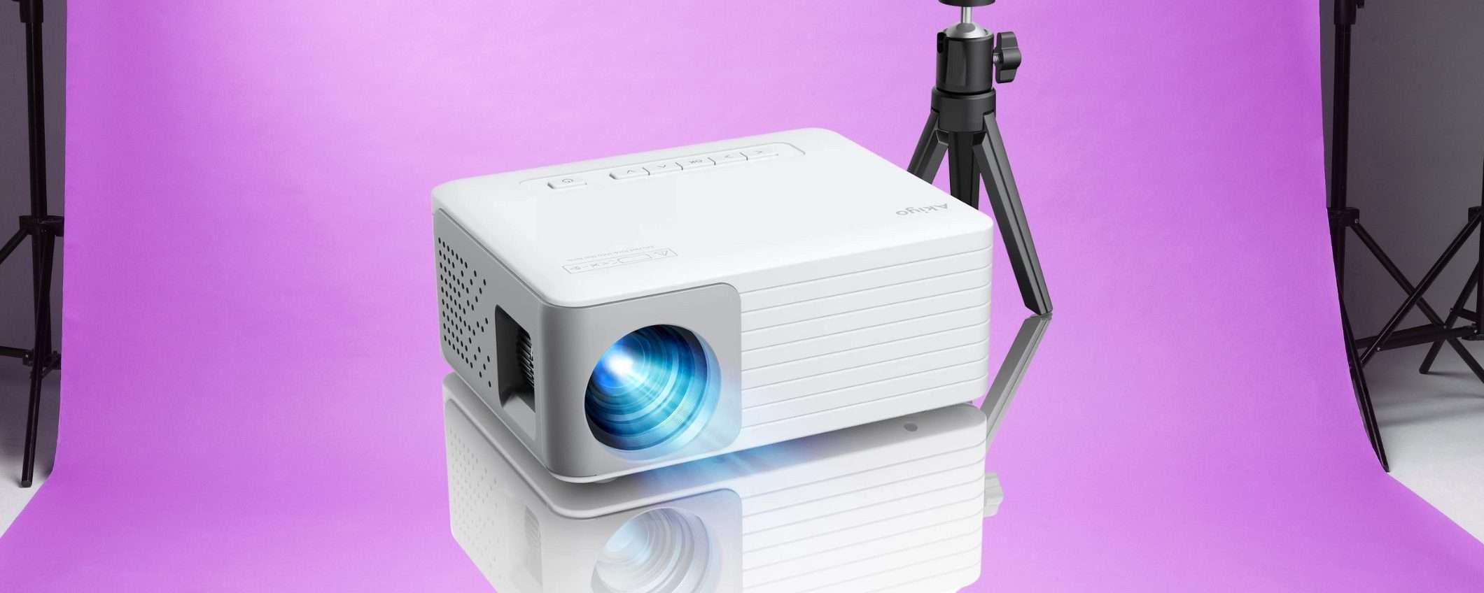 Cinema a casa con un SOLO acquisto: mini proiettore FHD a 60€ Cinema a casa con un SOLO acquisto: mini proiettore FHD a 60€