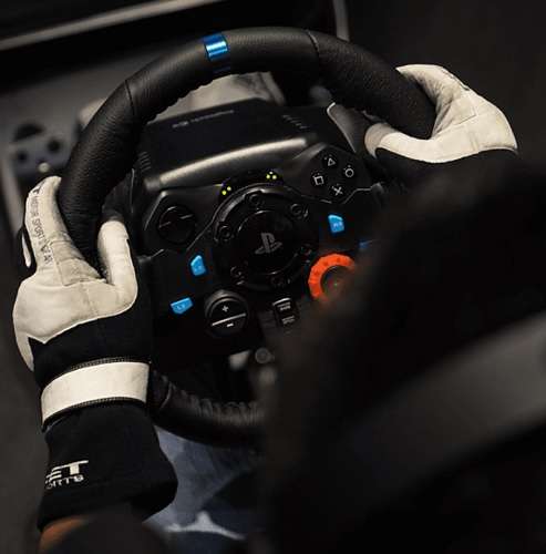 volante da corsa driving force logitech