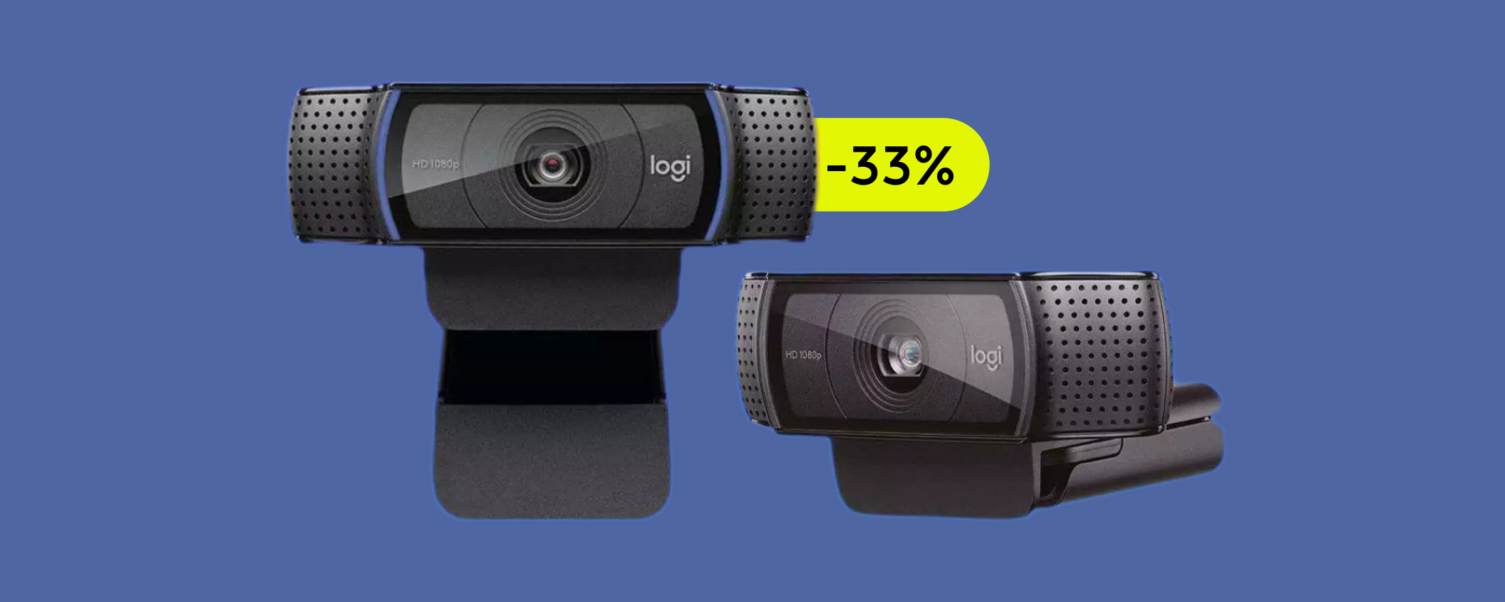 Webcam Logitech FullHD, PIEGHEVOLE e con ben 2 microfoni (69€) Webcam Logitech FullHD, PIEGHEVOLE e con ben 2 microfoni (69€)