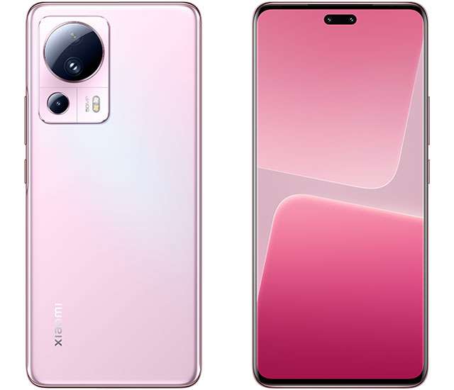 La colorazione Pink dello smartphone Xiaomi 13 Lite