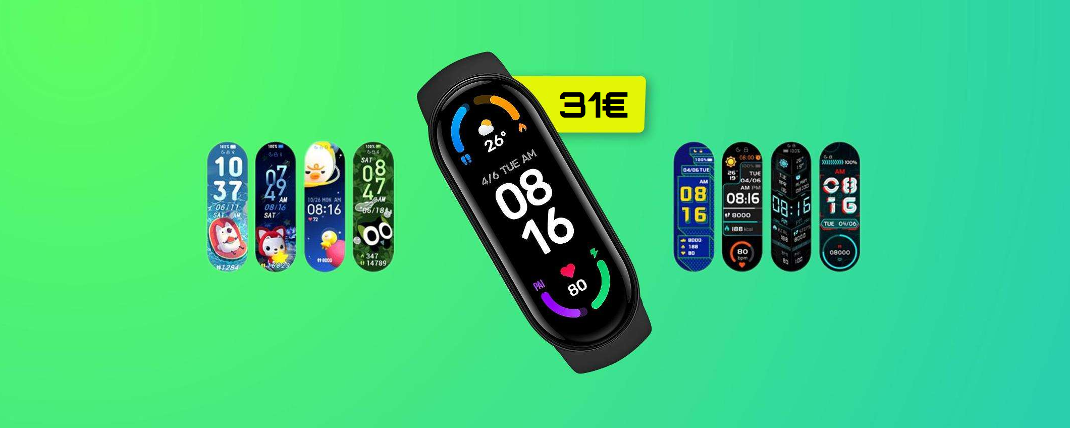 Xiaomi Smart Band 6: oggi puoi metterla al polso con appena 31€ Xiaomi Smart Band 6: oggi puoi metterla al polso con appena 31€