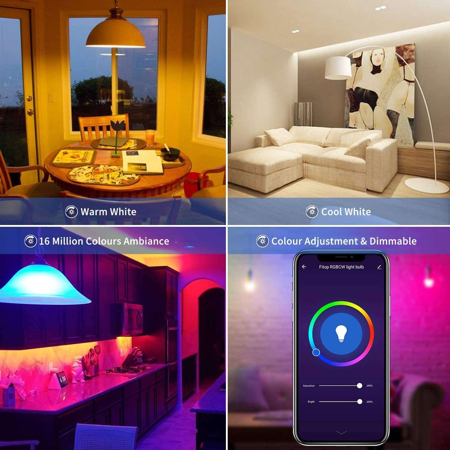 2-lampadine-wifi-meno-18e-casa-intelligente-amazon-colori