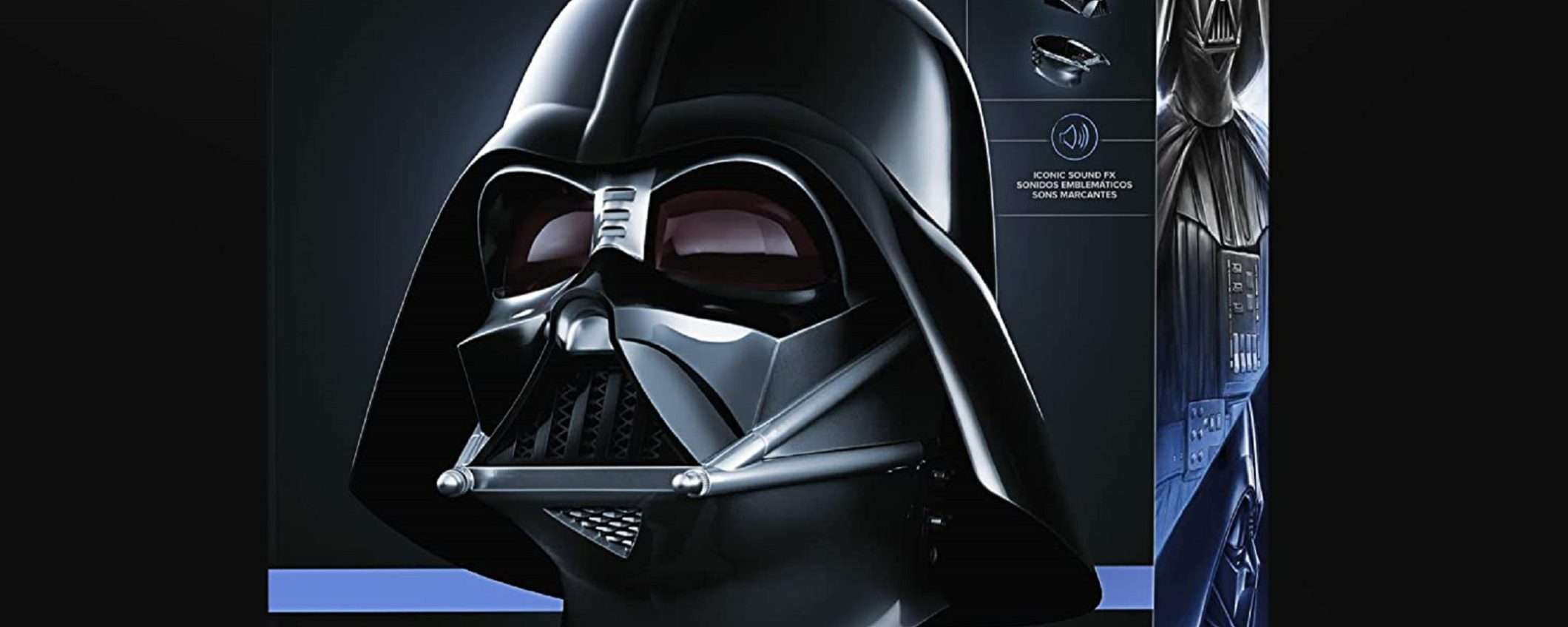 Casco elettronico di Darth Vader a grandezza naturale a un prezzo STELLARE