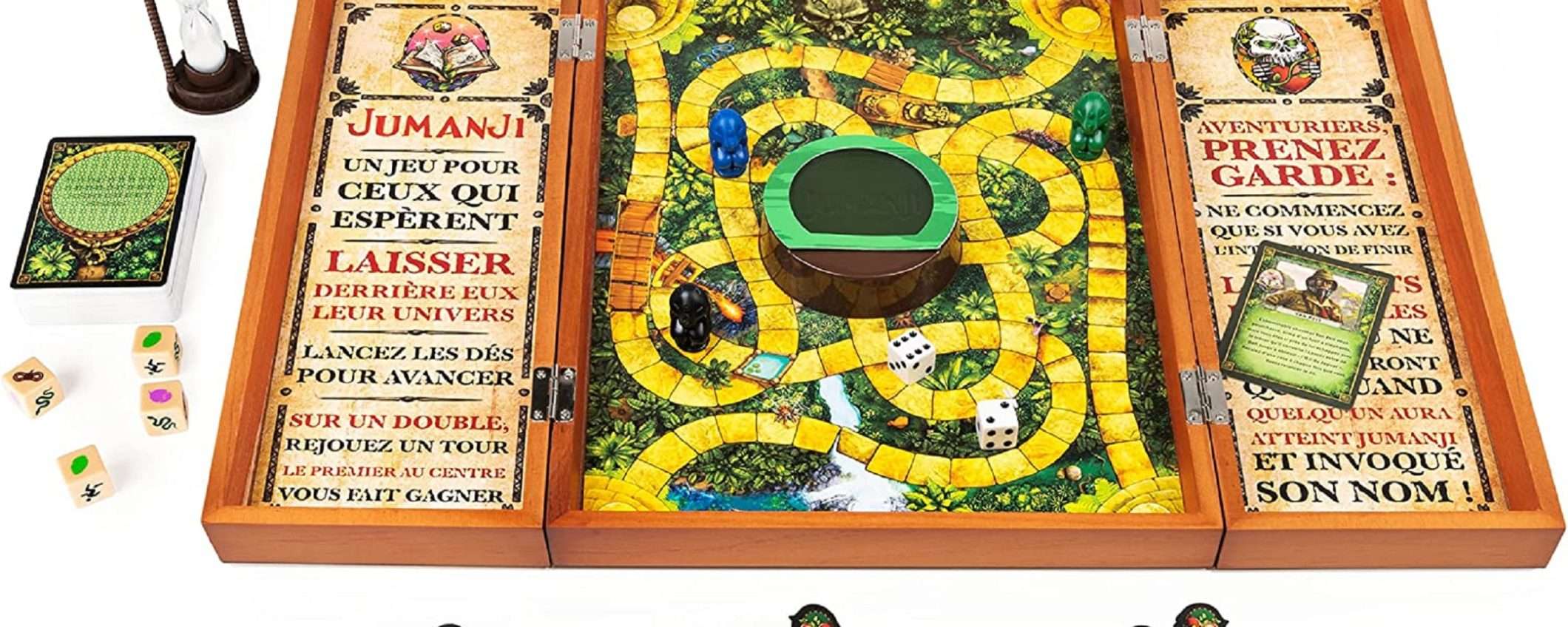 Jumanji: il celebre gioco da tavolo in legno scontato del 38% Jumanji: il celebre gioco da tavolo in legno scontato del 38%