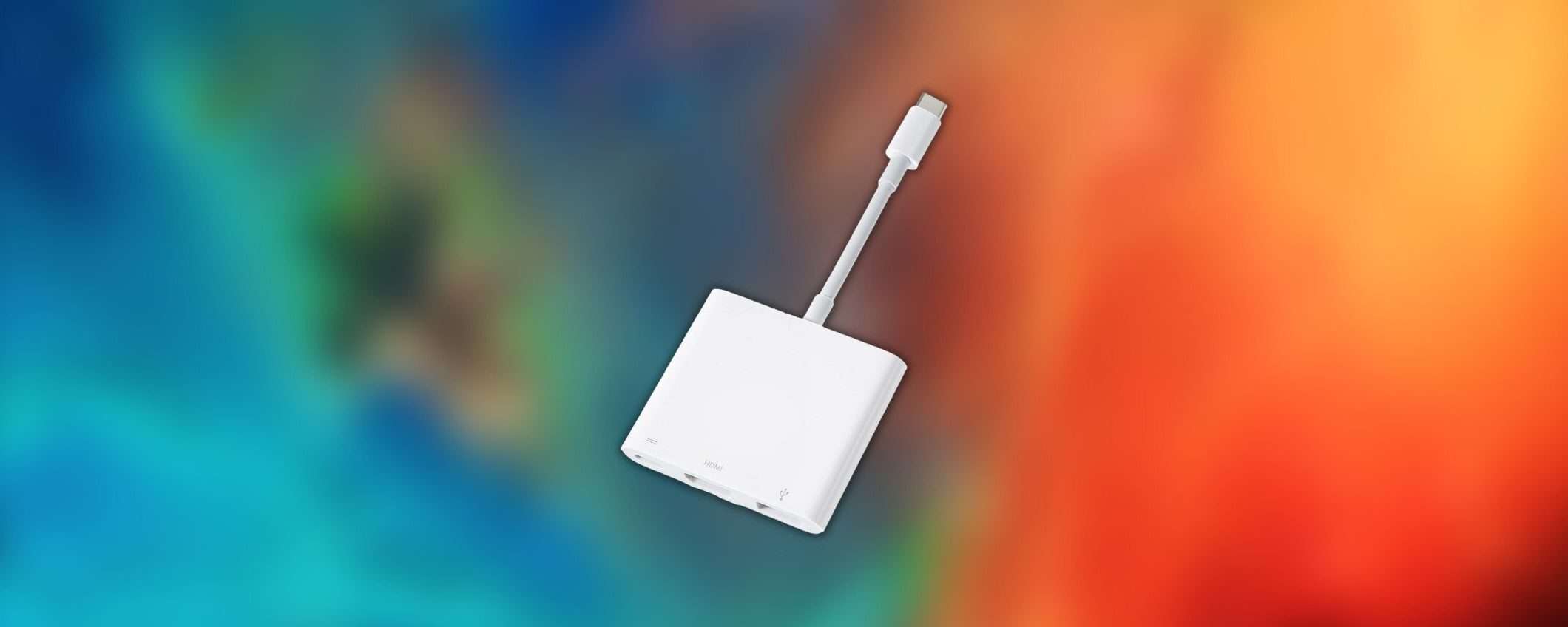Collega iPad o Macbook ad un monitor HDMI con questo adattatore in offerta Collega iPad o Macbook ad un monitor HDMI con questo adattatore in offerta