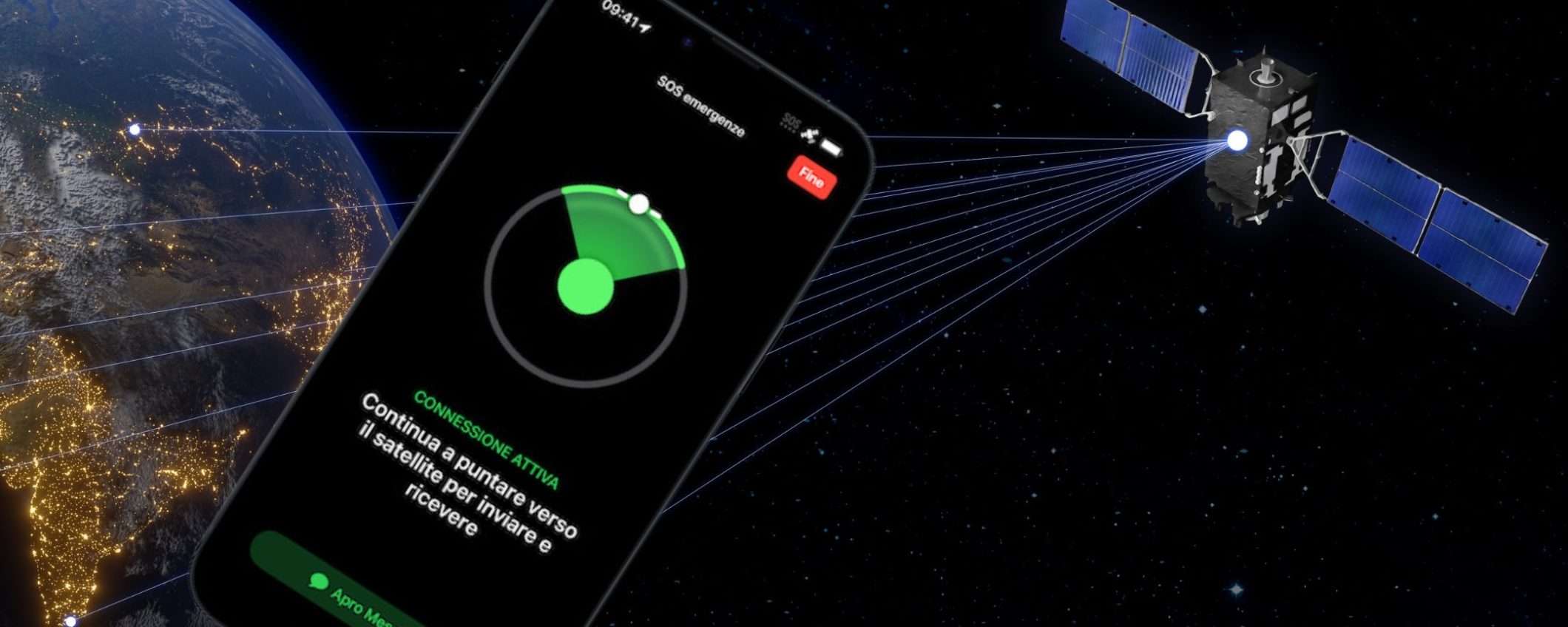 Importante novità: Apple SOS emergenze via satellite disponibile in Italia Importante novità: Apple SOS emergenze via satellite disponibile in Italia