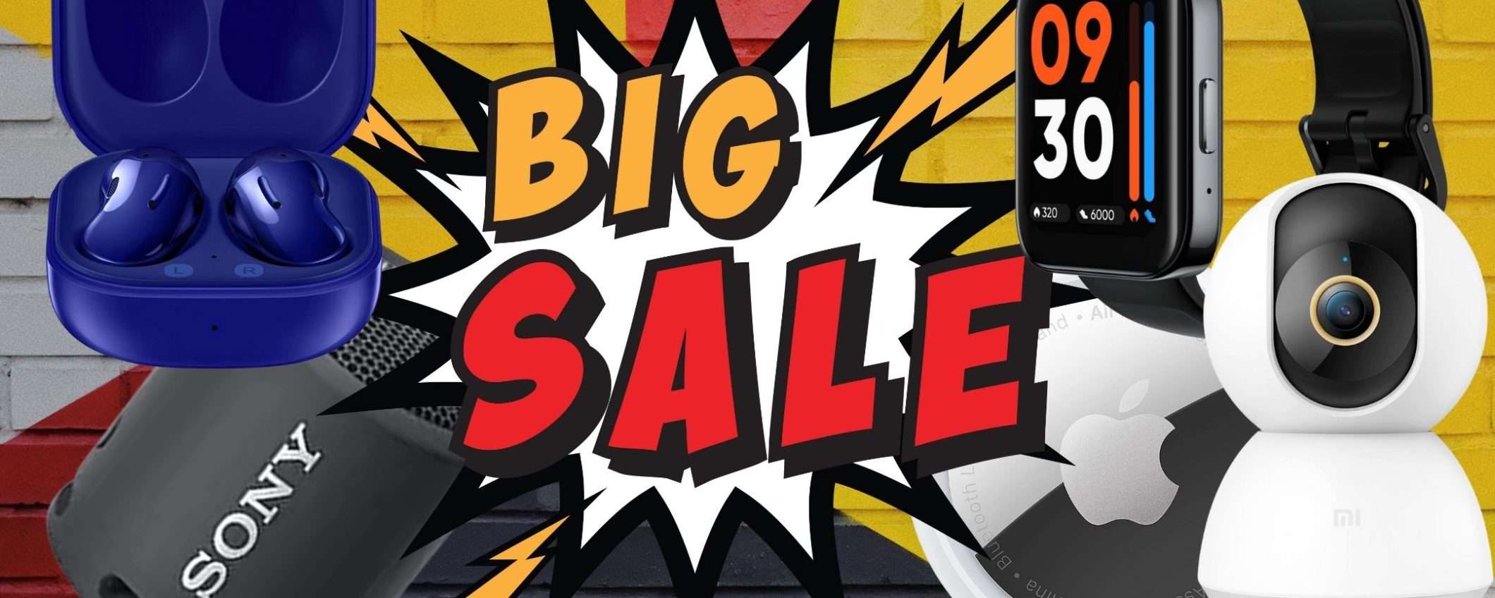 Apple, Samsung, Xiaomi, Sony e Realme FUORITUTTO Amazon: 10 cose da 29€ a 70€ Apple, Samsung, Xiaomi, Sony e Realme FUORITUTTO Amazon: 10 cose da 29€ a 70€