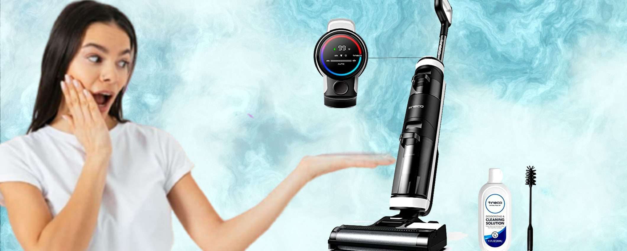 Aspirapolvere e lavapavimenti senza fili su Amazon sconto SHOCK (-44%) Aspirapolvere e lavapavimenti senza fili su Amazon sconto SHOCK (-44%)