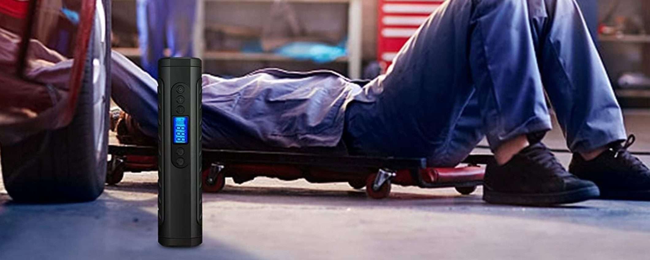 Mai più ruote sgonfie con questo compressore portatile: offerta LAMPO Amazon Mai più ruote sgonfie con questo compressore portatile: offerta LAMPO Amazon