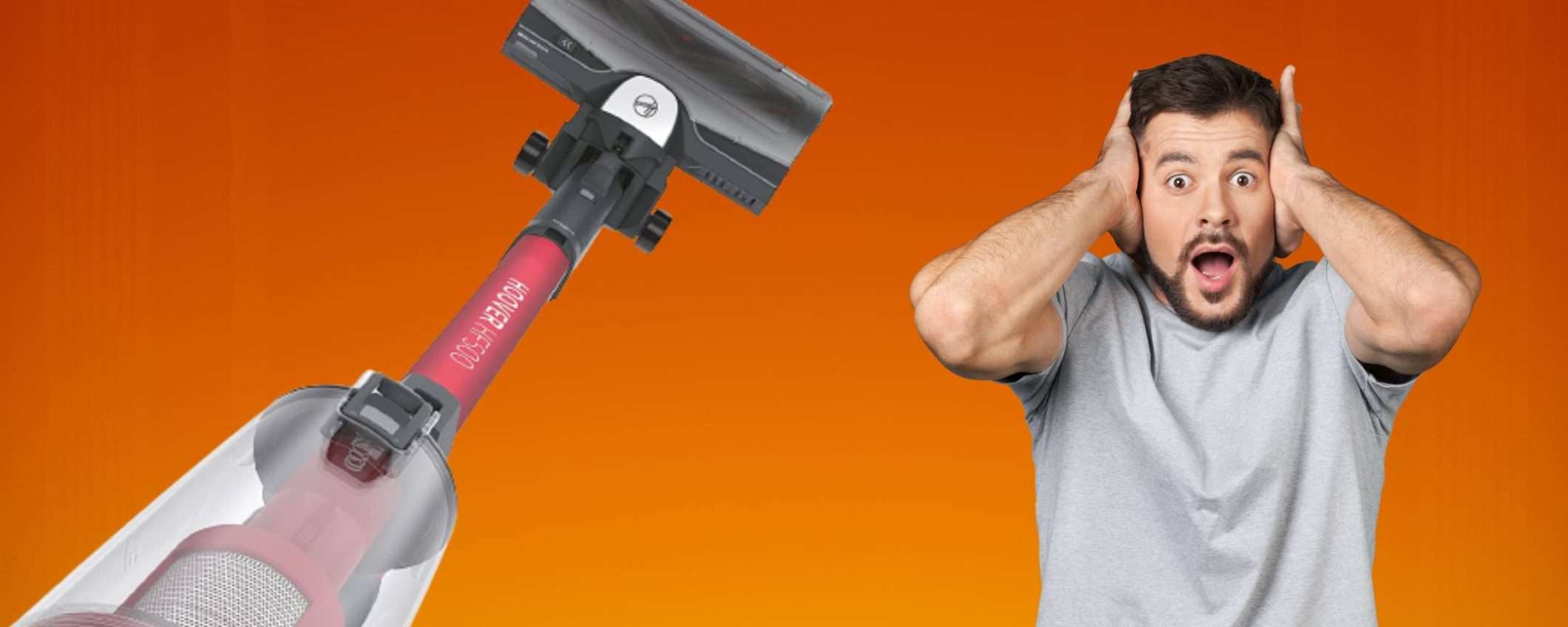 Hoover H-Free 500 Plus: super aspirapolvere, super sconto del 44% Hoover H-Free 500 Plus: super aspirapolvere, super sconto del 44%