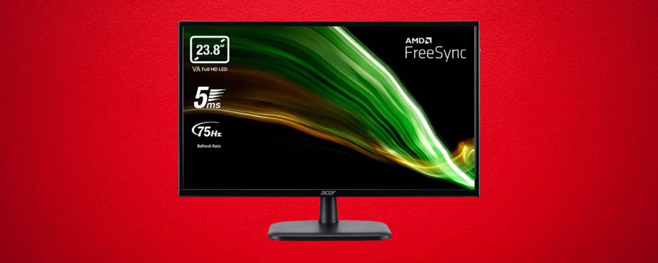 Ottimo monitor della Acer: super prezzo di Amazon da non perdere Ottimo monitor della Acer: super prezzo di Amazon da non perdere