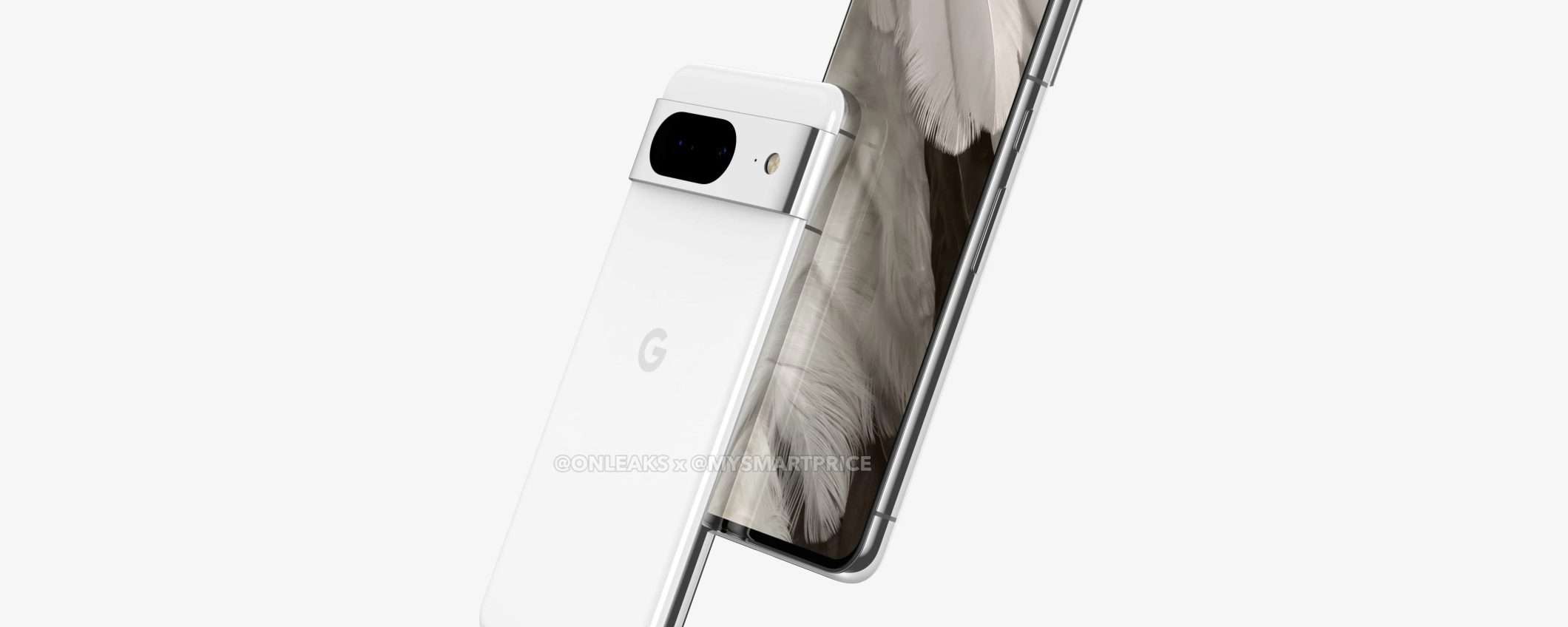 Google Pixel 8 si mostra: è più piccolo del Pixel 7?