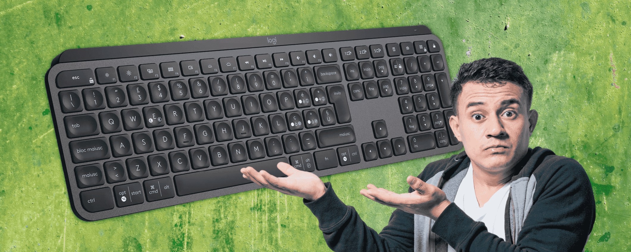 Questa Tastiera Logitech Wireless si illumina da sola e costa pochissimo Questa Tastiera Logitech Wireless si illumina da sola e costa pochissimo