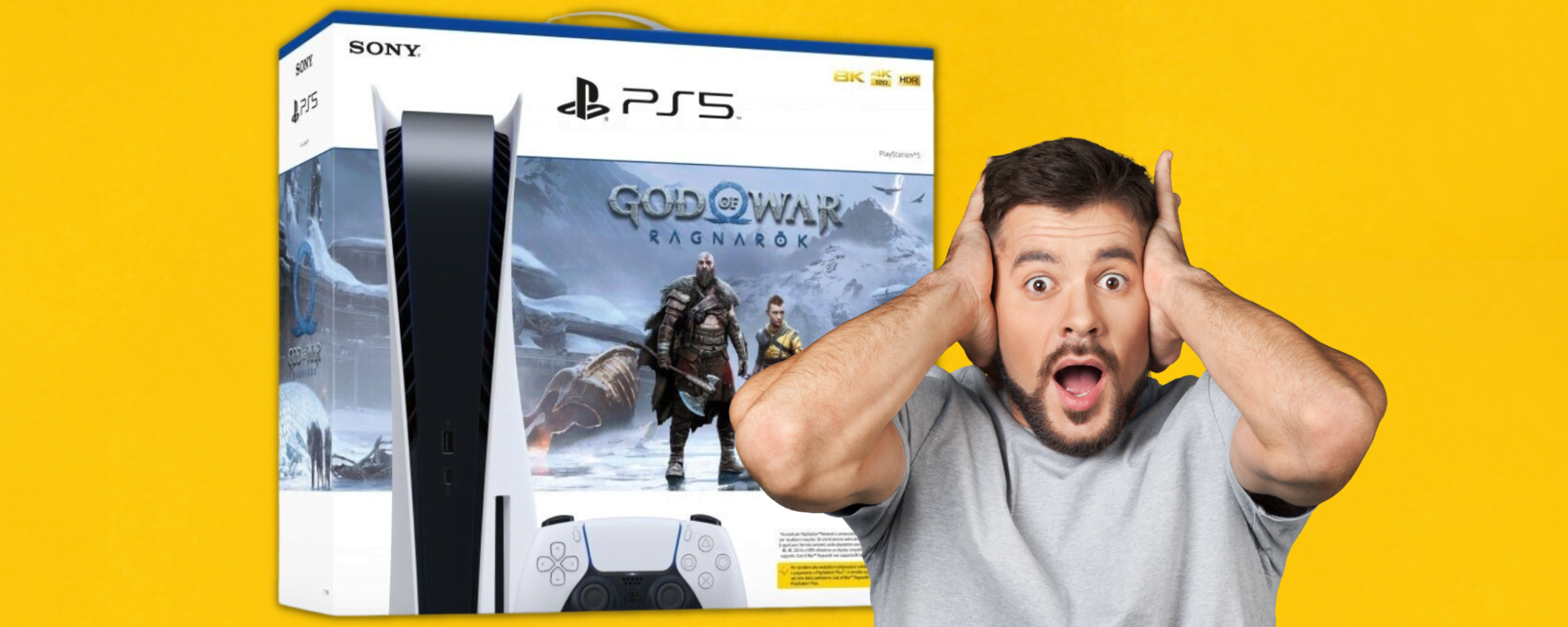 Basta rimandare: ora puoi avere PS5 + God of War Ragnarok in sconto Basta rimandare: ora puoi avere PS5 + God of War Ragnarok in sconto