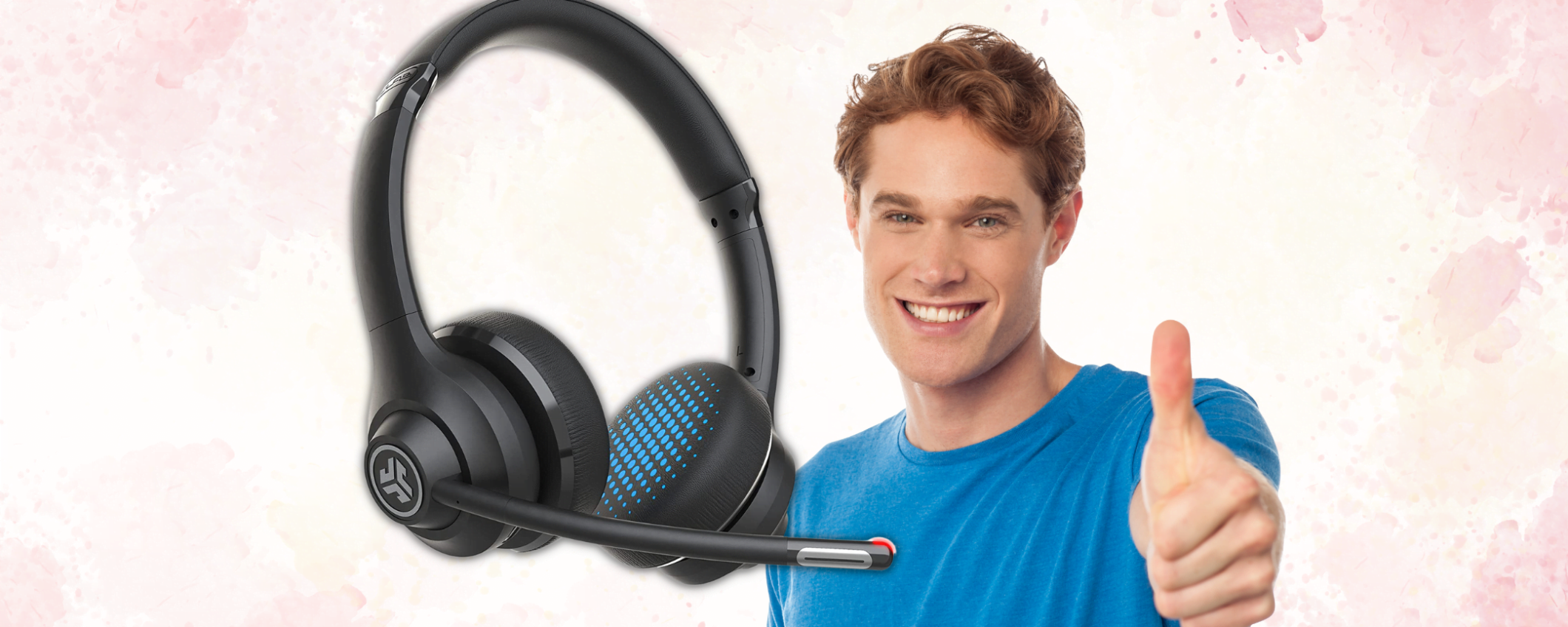 Connettiti a 2 dispositivi insieme con queste Cuffie Wireless in sconto Connettiti a 2 dispositivi insieme con queste Cuffie Wireless in sconto