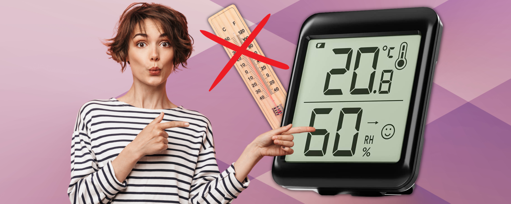 Niente più umidità in casa con questo Mini Termometro in offerta Niente più umidità in casa con questo Mini Termometro in offerta