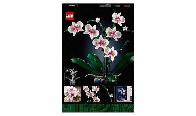 Set LEGO Orchidea scatola