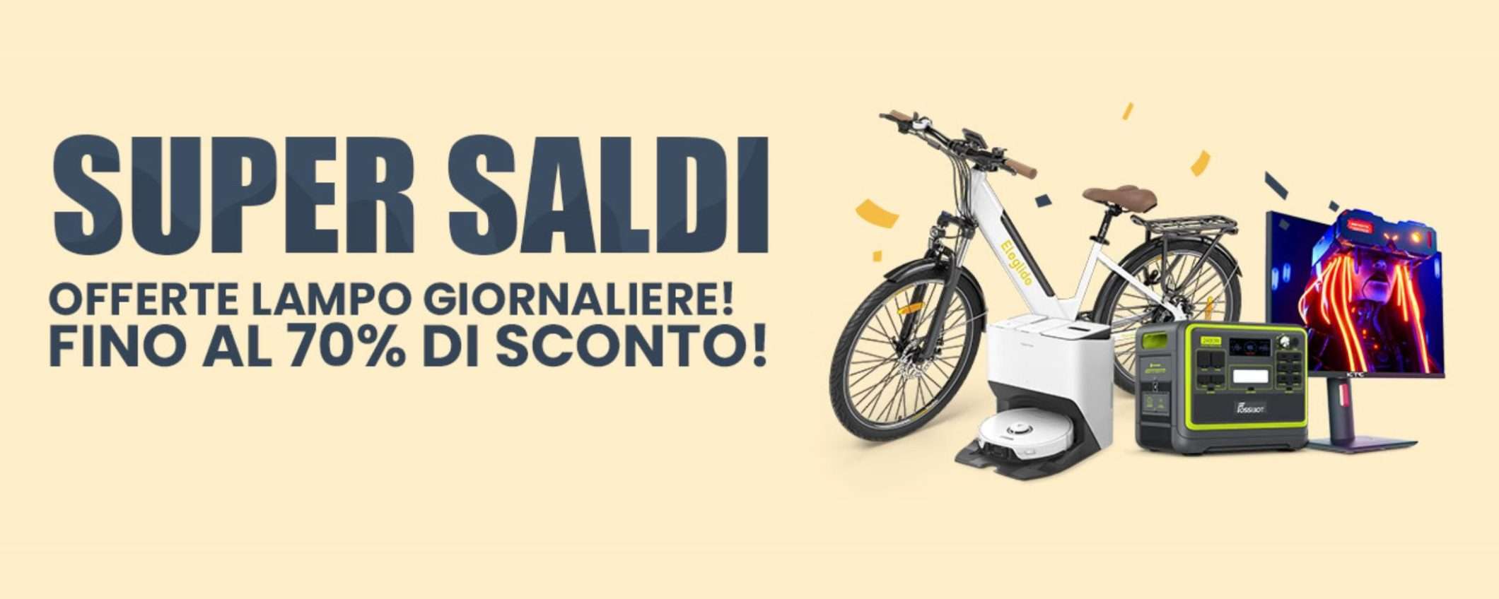 Saldi di marzo SVUOTA MAGAZZINO su GeekMall: mini prezzi, sconti fino al 70%