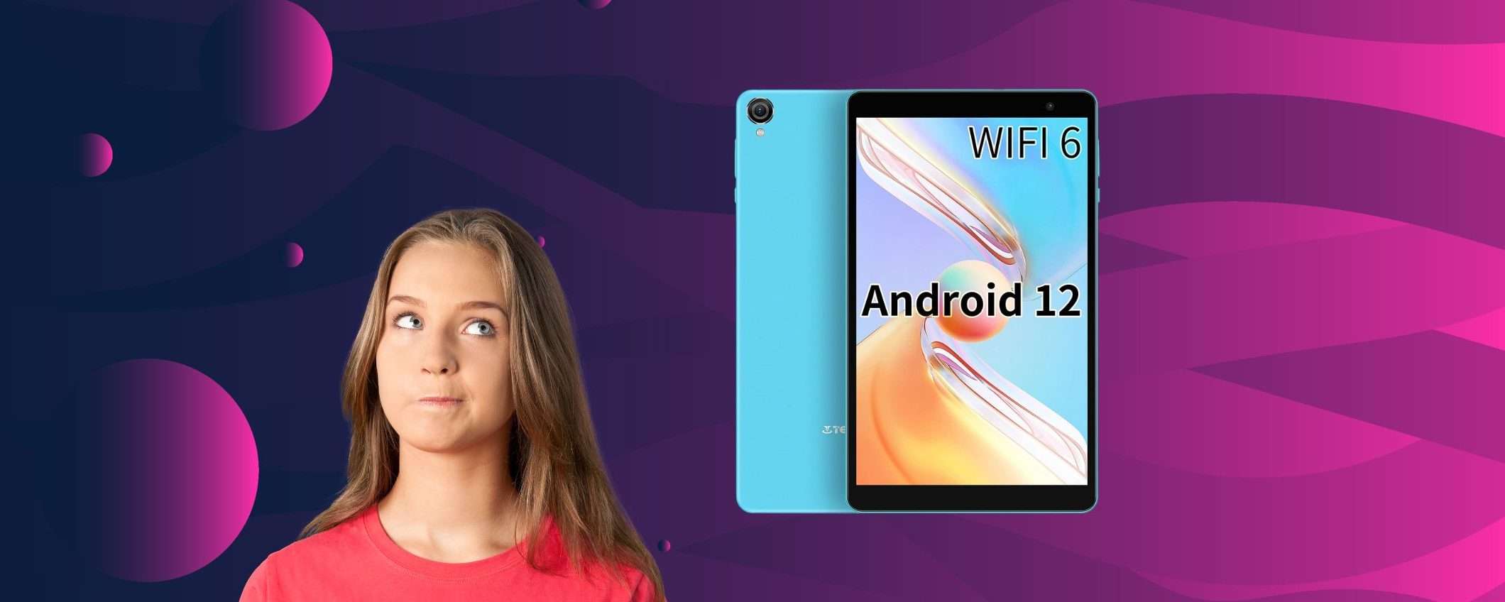 Questo tablet Android 12 ti costa pochissimo (67€) e puoi farci tutto Questo tablet Android 12 ti costa pochissimo (67€) e puoi farci tutto