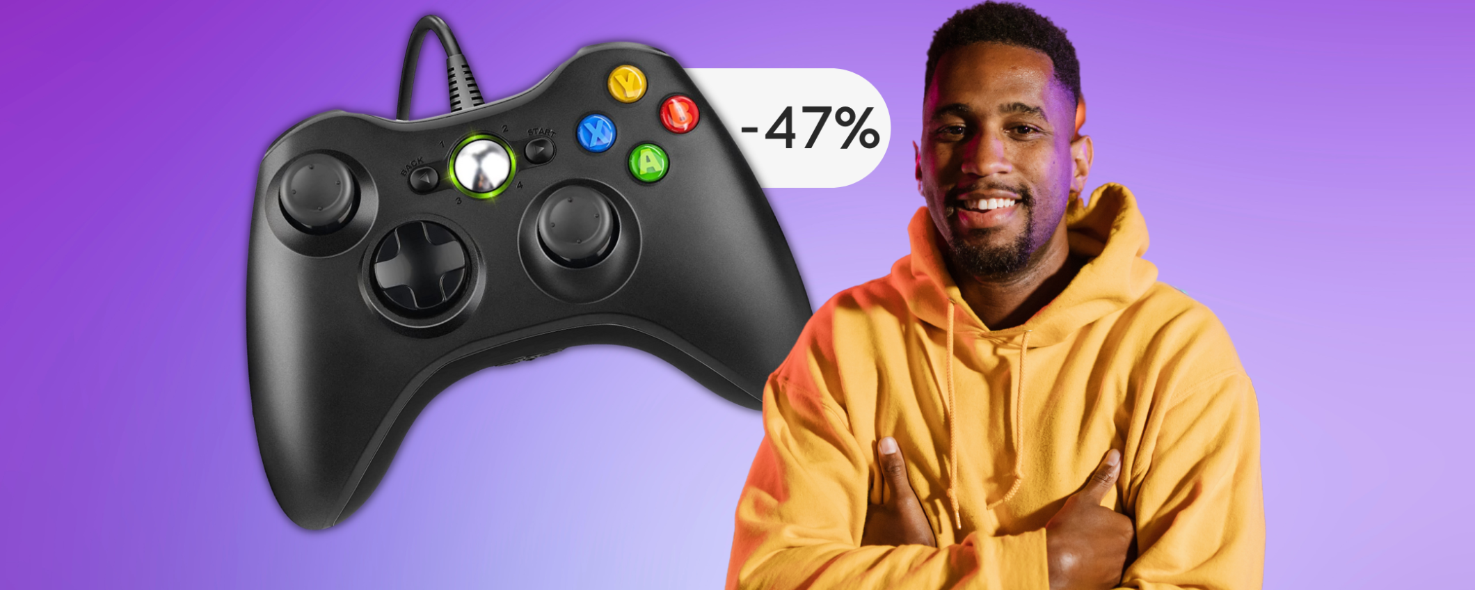 Questo Controller per PC e Xbox in SCONTO è proprio come l'originale