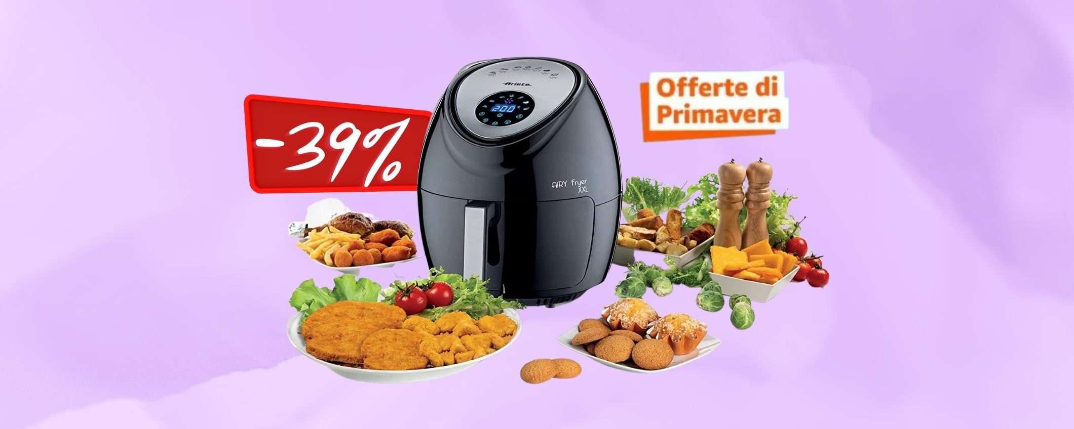Airy Fryer XXL: la friggitrice ad aria CROLLA a 72€, su Amazon è FOLLIA Airy Fryer XXL: la friggitrice ad aria CROLLA a 72€, su Amazon è FOLLIA