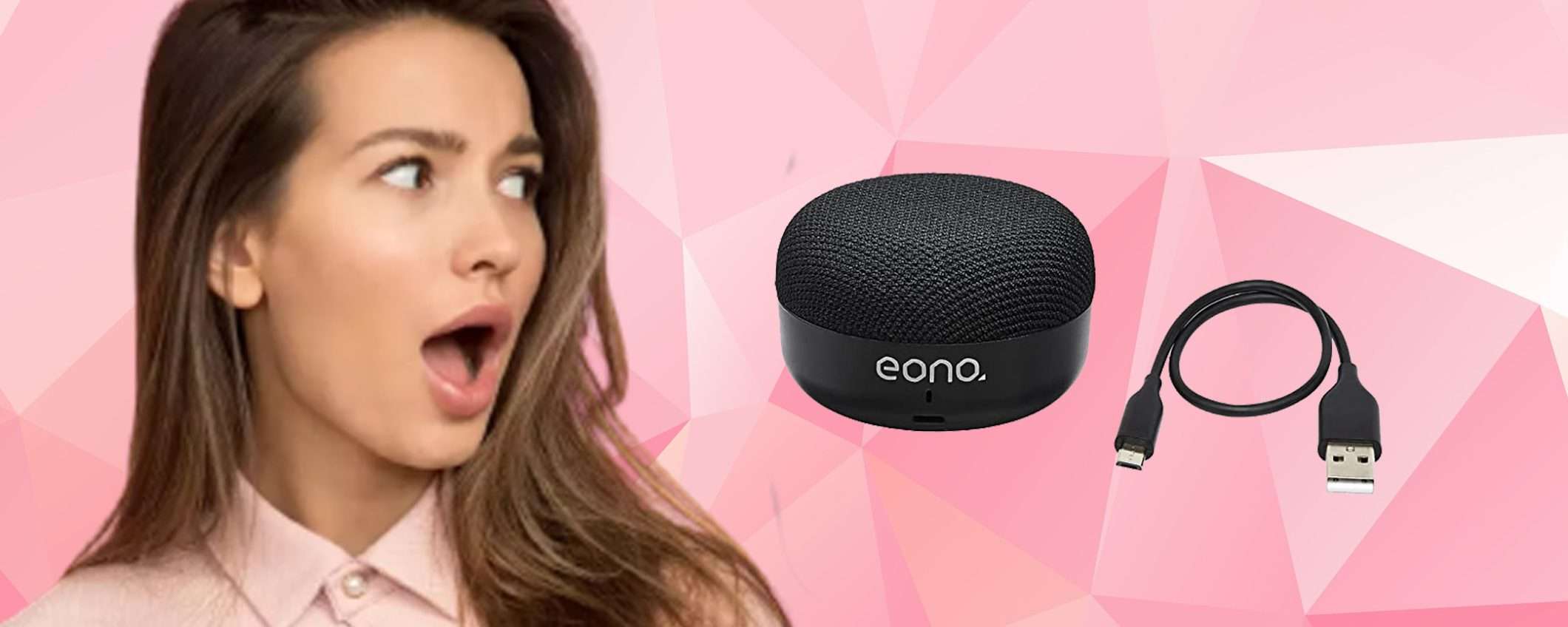 Altoparlante portatile Bluetooth 5.0: potente e piccolo anche nel prezzo! Altoparlante portatile Bluetooth 5.0: potente e piccolo anche nel prezzo!