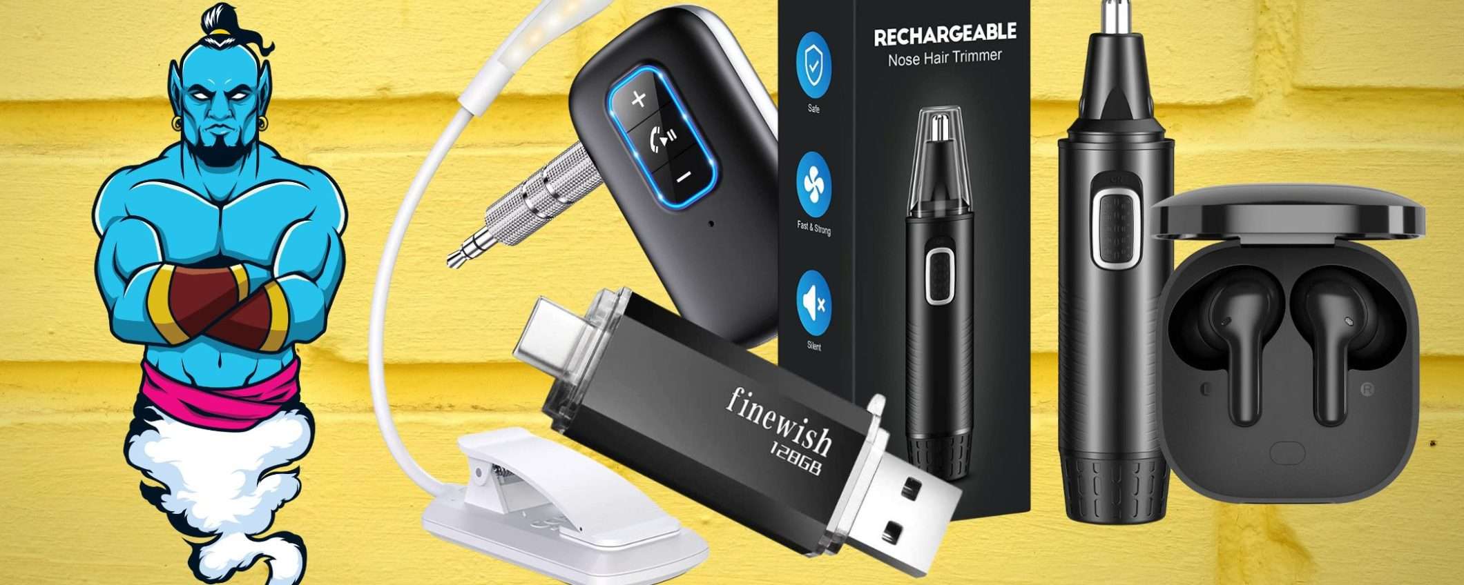 Amazon dei DESIDERI esauditi: 5 gadget tech a meno di 10€ (sconto lampo)