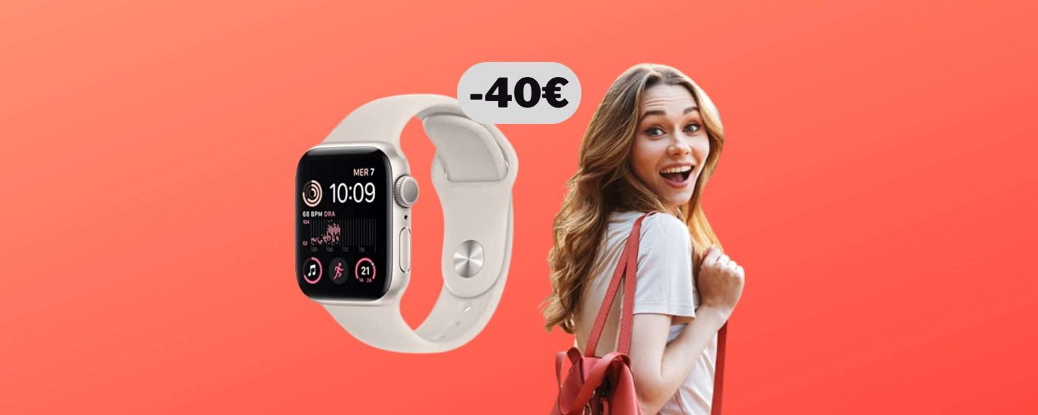 Apple Watch SE (40mm): con Unieuro risparmi subito 40€