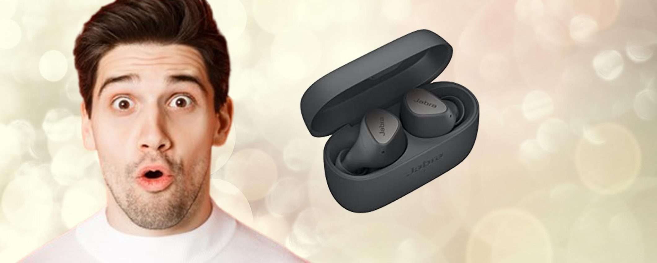 Auricolari TWS Jabra Elite 3: sconto incredibile per festeggiare il 2024 con grande stile!