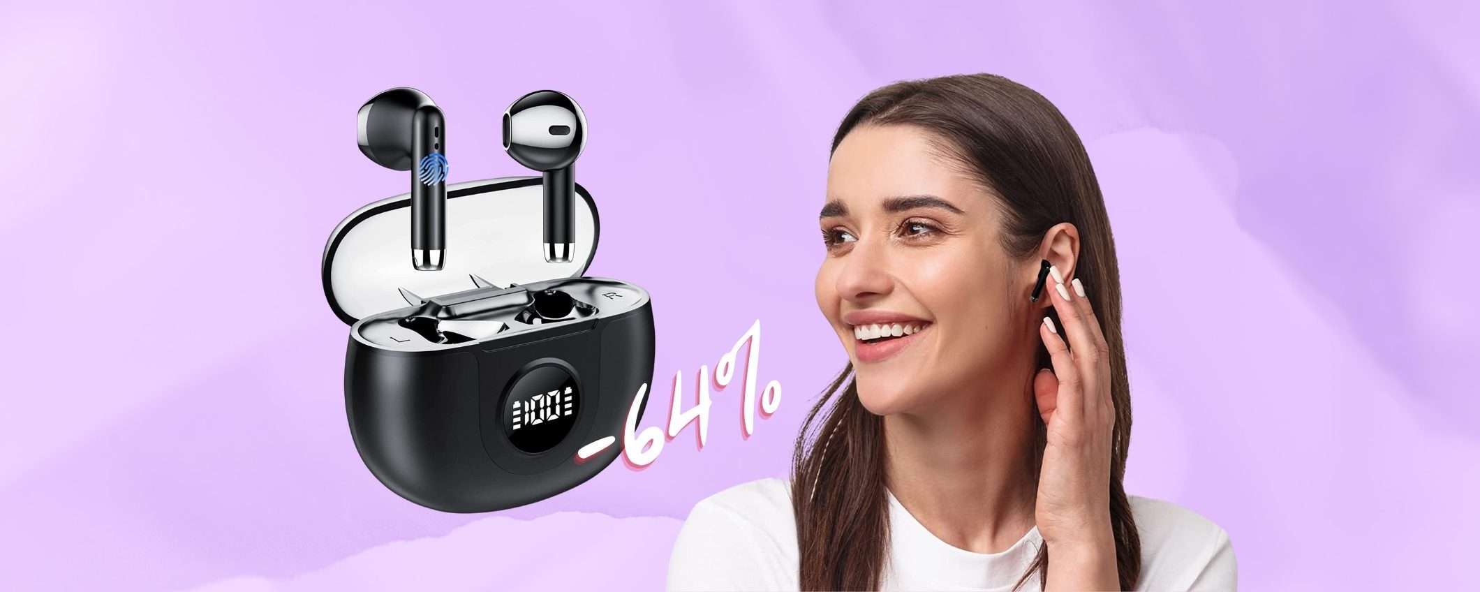 Auricolari Bluetooth PLENDIDI in SCONTO del 64%, pochi pezzi disponibili Auricolari Bluetooth PLENDIDI in SCONTO del 64%, pochi pezzi disponibili