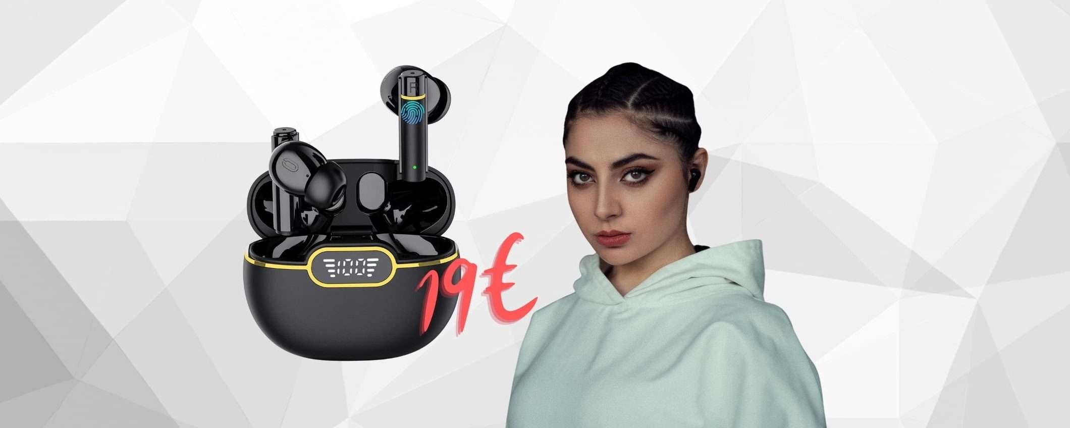Auricolari wireless impermeabili a MENO di 20€, FOLLIA Amazon Auricolari wireless impermeabili a MENO di 20€, FOLLIA Amazon