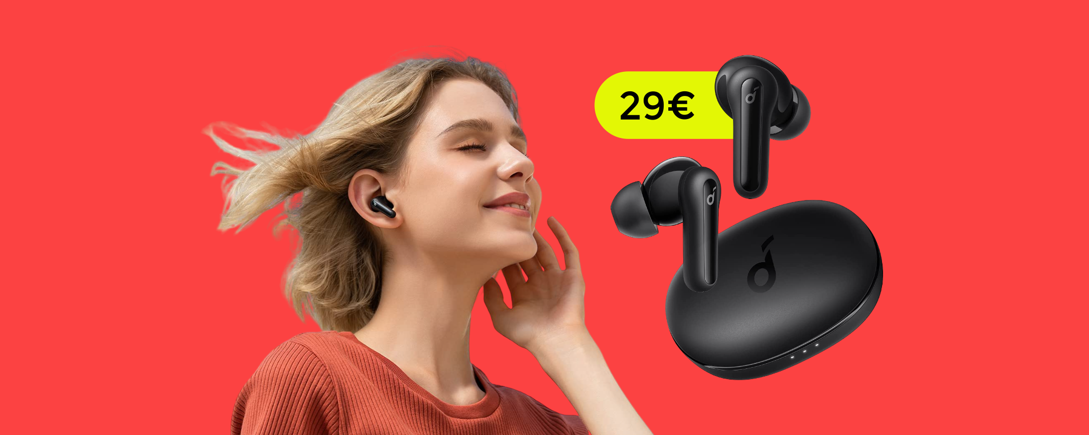 Auricolari dal suono MOZZAFIATO e con batteria infinita: già tuoi a 29€