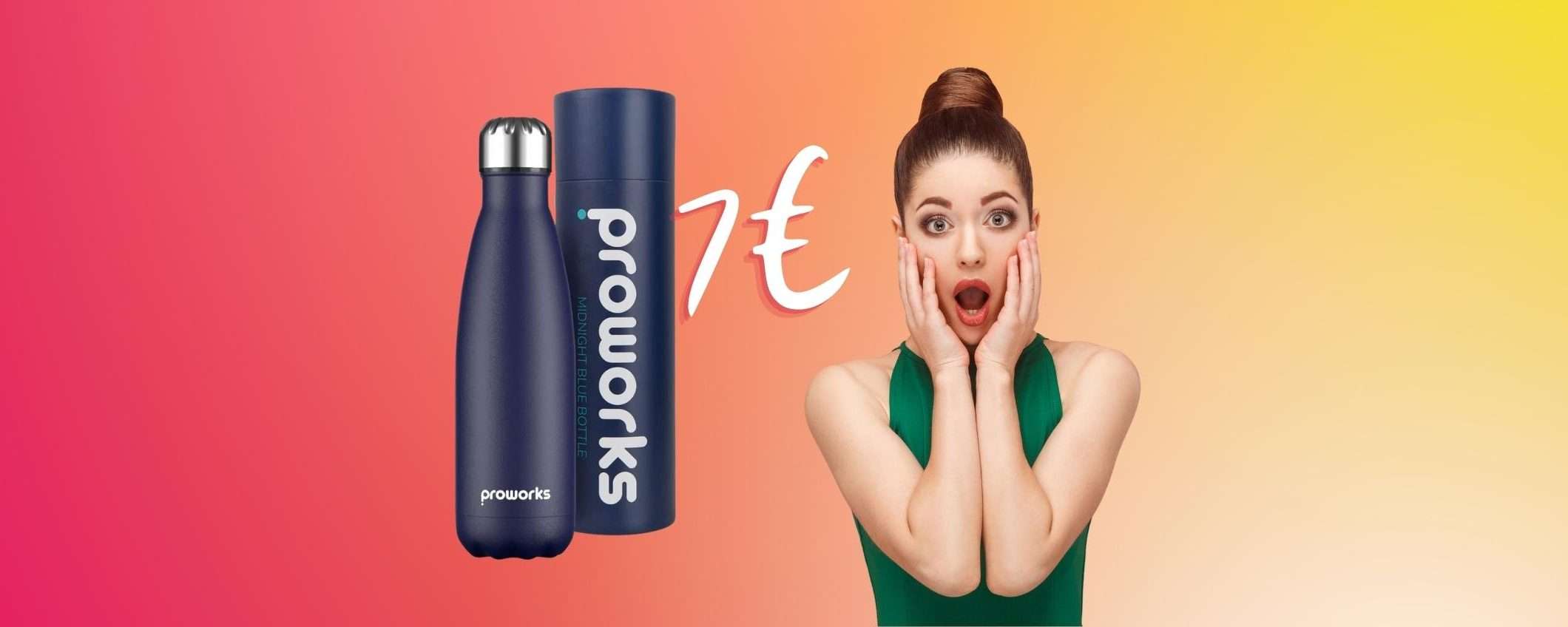 Bevande calde o fredde con la termo bottiglia a soli 7€, OFFERTA SUPER Bevande calde o fredde con la termo bottiglia a soli 7€, OFFERTA SUPER