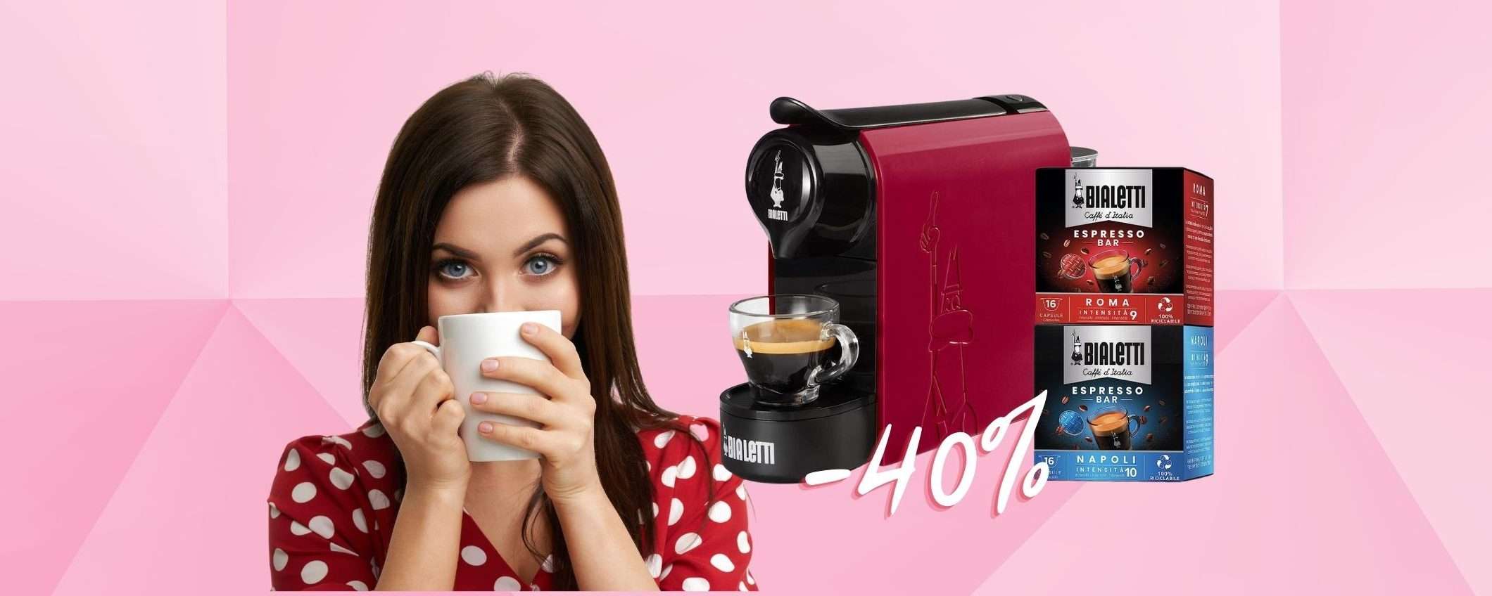 Bialetti Gioia: la macchina per il caffè espresso a prezzo SHOCK (-40%) Bialetti Gioia: la macchina per il caffè espresso a prezzo SHOCK (-40%)