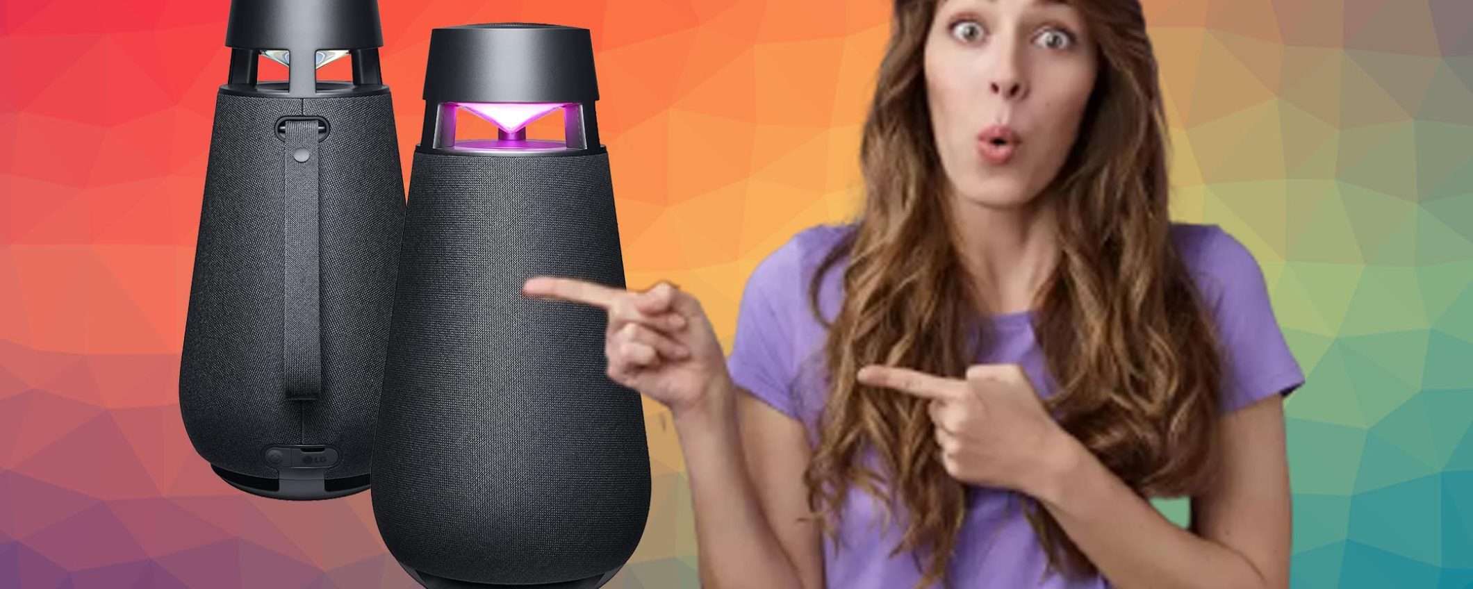 Cassa Bluetooth LG XBOOM: da non perdere a questo prezzo (-22%) Cassa Bluetooth LG XBOOM: da non perdere a questo prezzo (-22%)