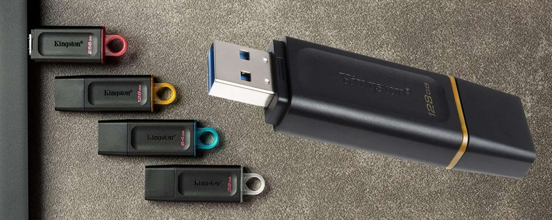 Kingston, la BOMBA: 10€ per la chiavetta 128GB, prezzo Amazon assurdo Kingston, la BOMBA: 10€ per la chiavetta 128GB, prezzo Amazon assurdo