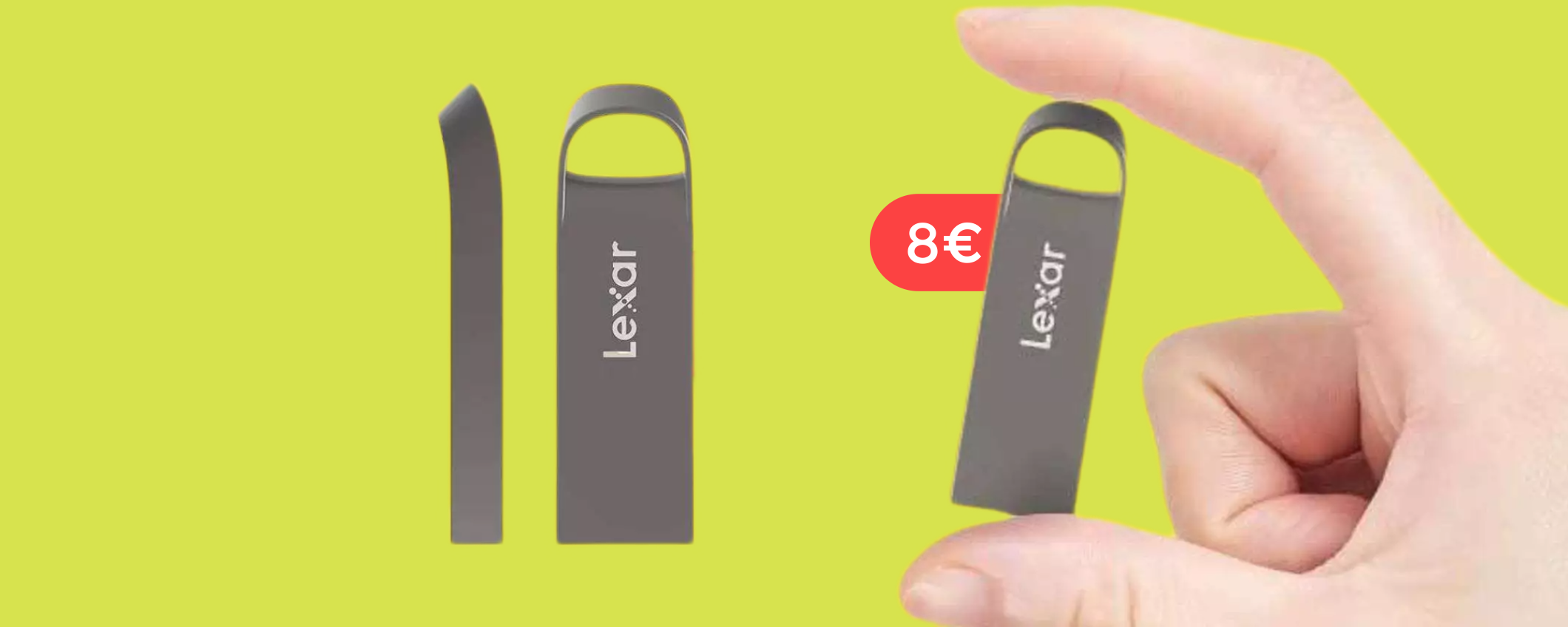 Chiavetta USB 64GB resistente e veloce: ti bastano 8€ per averla Chiavetta USB 64GB resistente e veloce: ti bastano 8€ per averla
