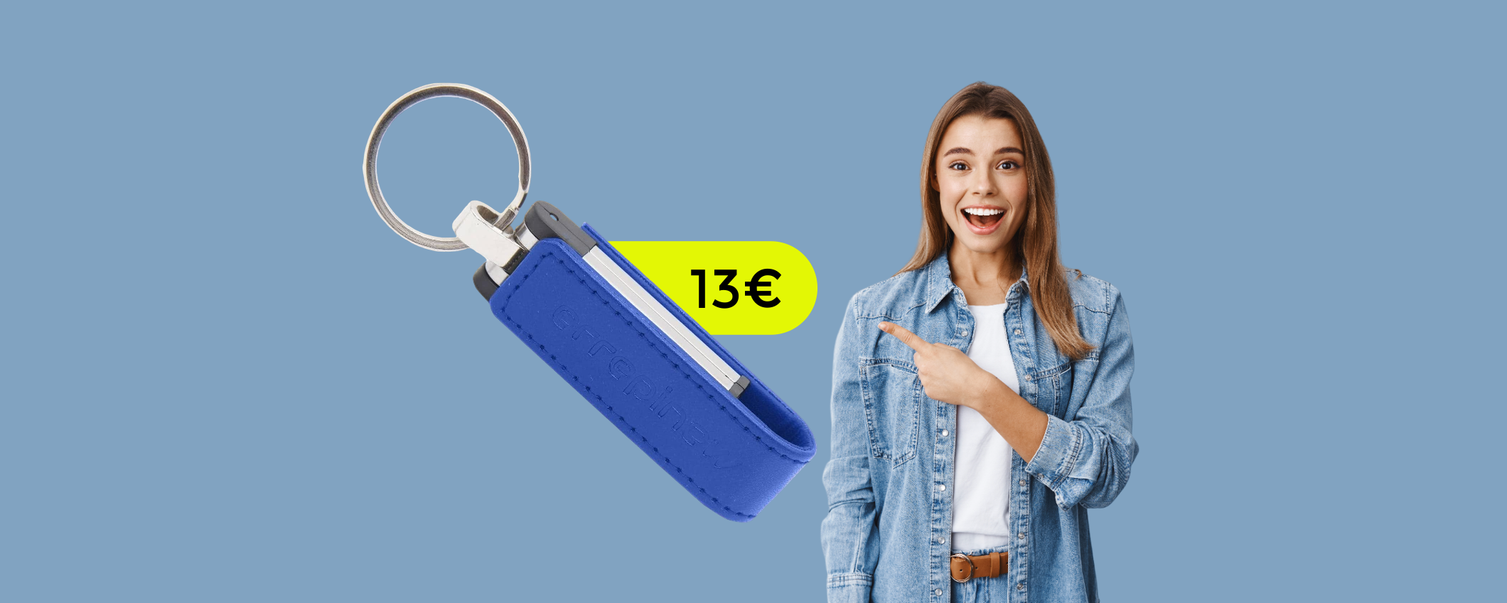 Chiavetta USB che si crede un portachiavi: 128GB a soli 13€ è FOLLIA