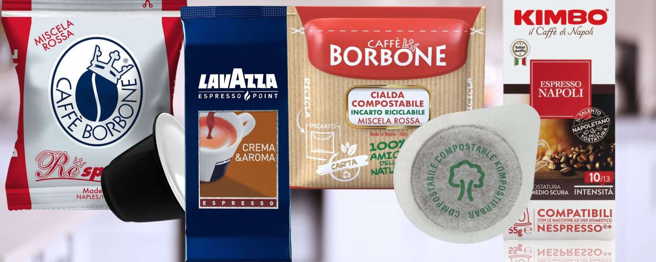 Caffè Borbone, Kimbo e Lavazza: FUORITUTTO su Amazon, prezzi WOW Caffè Borbone, Kimbo e Lavazza: FUORITUTTO su Amazon, prezzi WOW