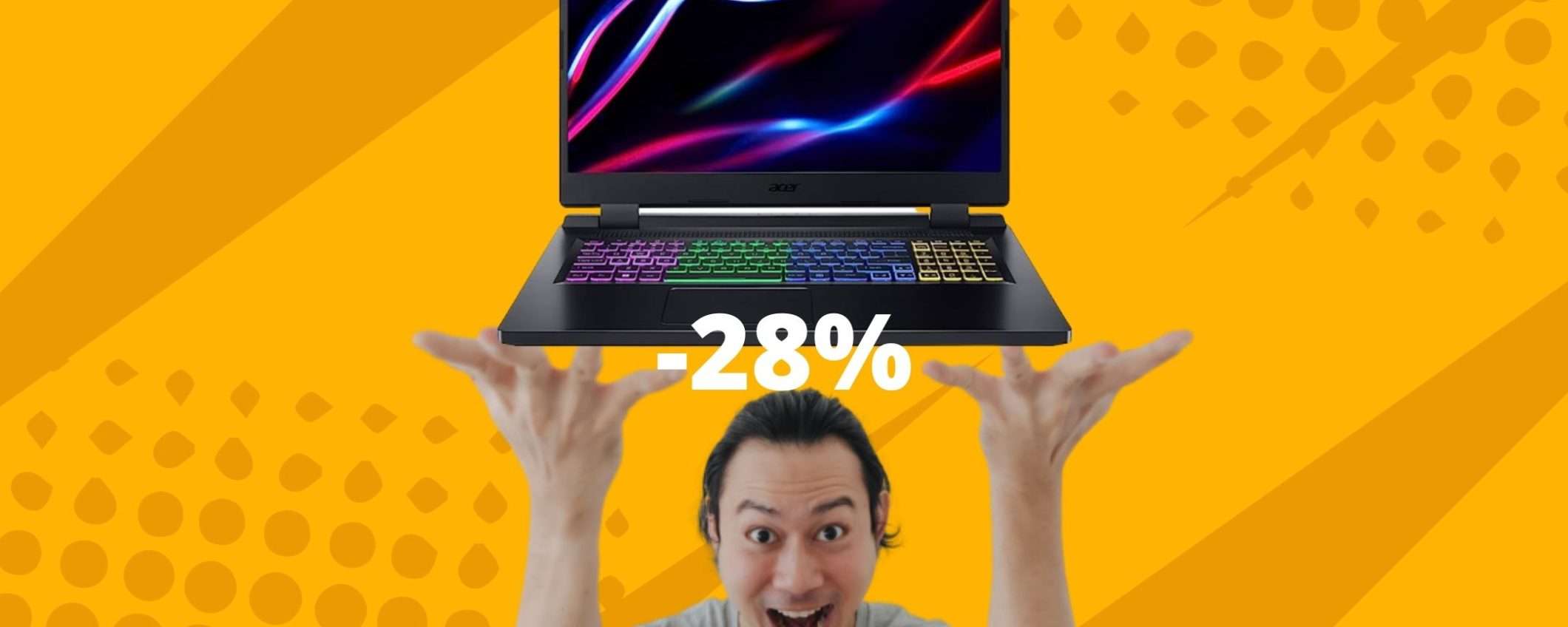 Acer Nitro 5: il notebook ultra potente con 700 euro di sconto Acer Nitro 5: il notebook ultra potente con 700 euro di sconto